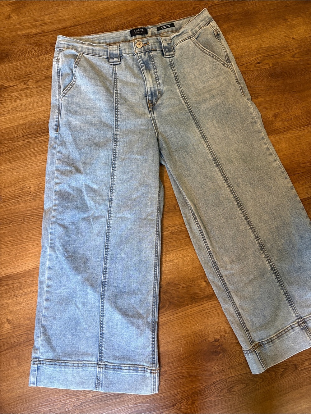 Light Wash Wide Leg Jeans